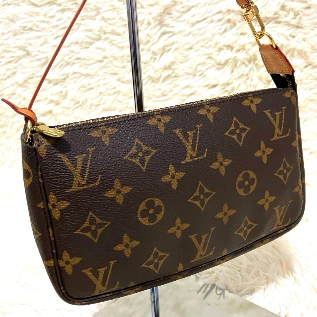 【未使用級】ルイヴィトン＊アクセソワール M51980 モノグラム ゴールド金具