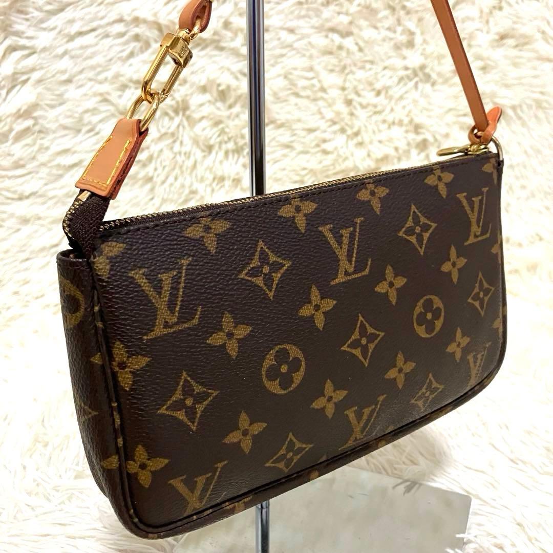 【未使用級】ルイヴィトン＊アクセソワール M51980 モノグラム ゴールド金具