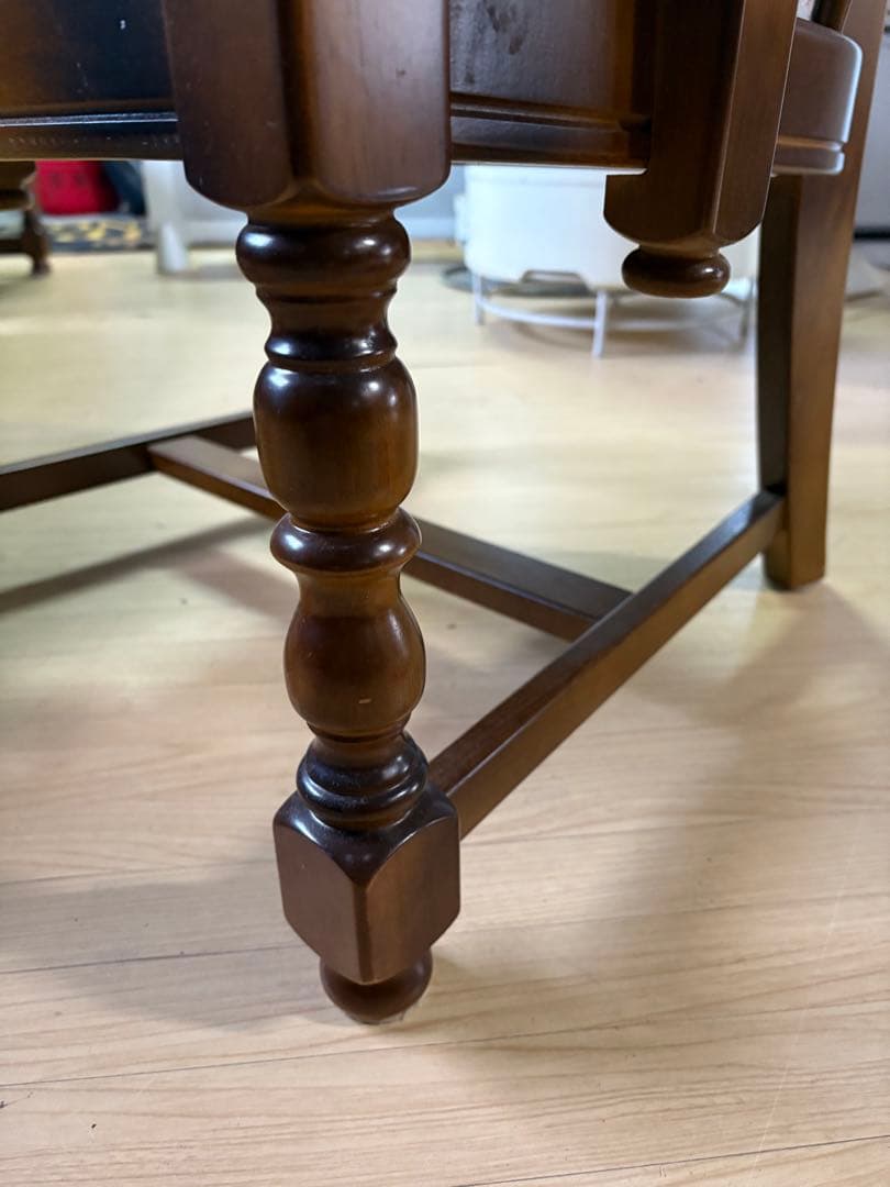 オールドカリモク　コロニアルアームチェア　4客セット　福岡市西区引き取り限定価格