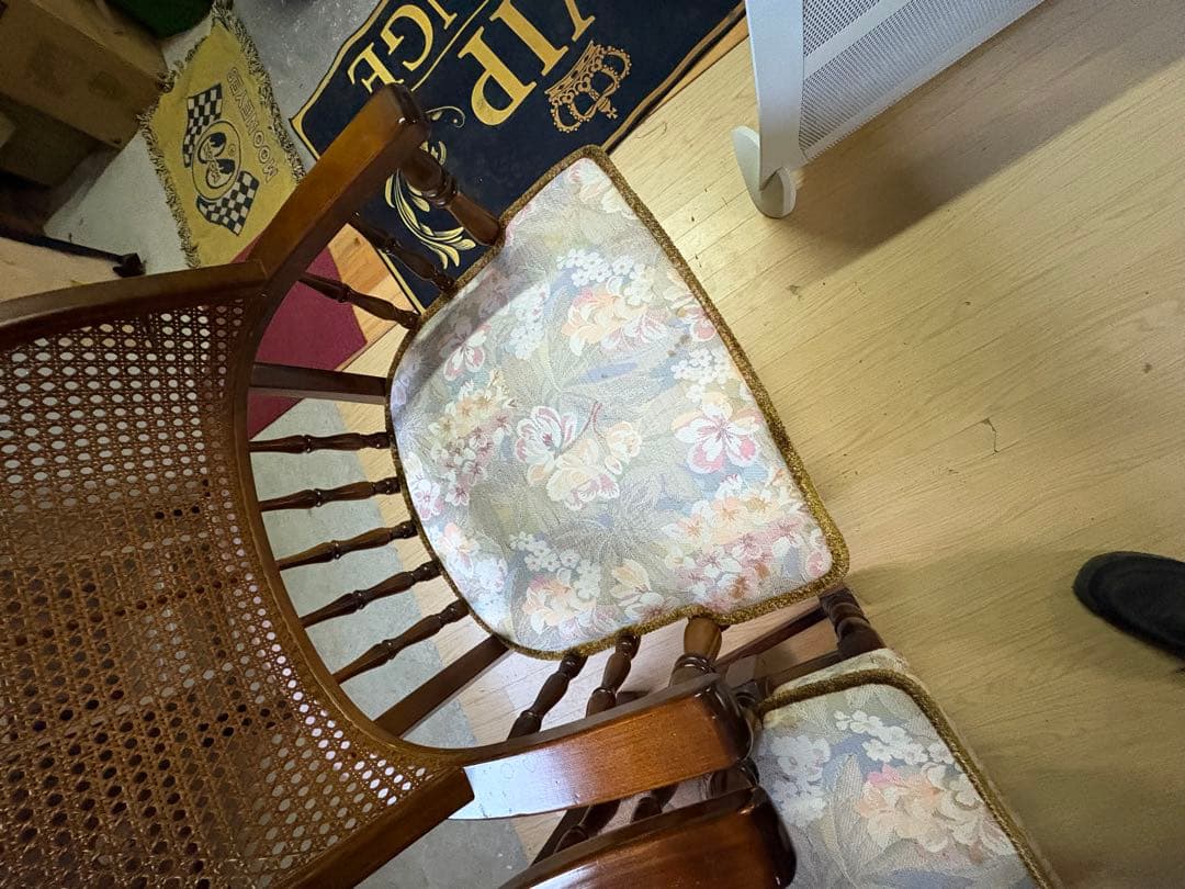 オールドカリモク　コロニアルアームチェア　4客セット　福岡市西区引き取り限定価格