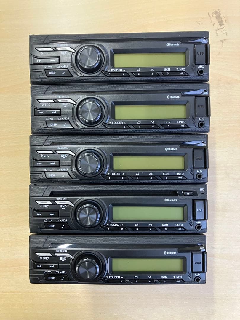 純正クラリオン24v カーオーディオ　5台セット