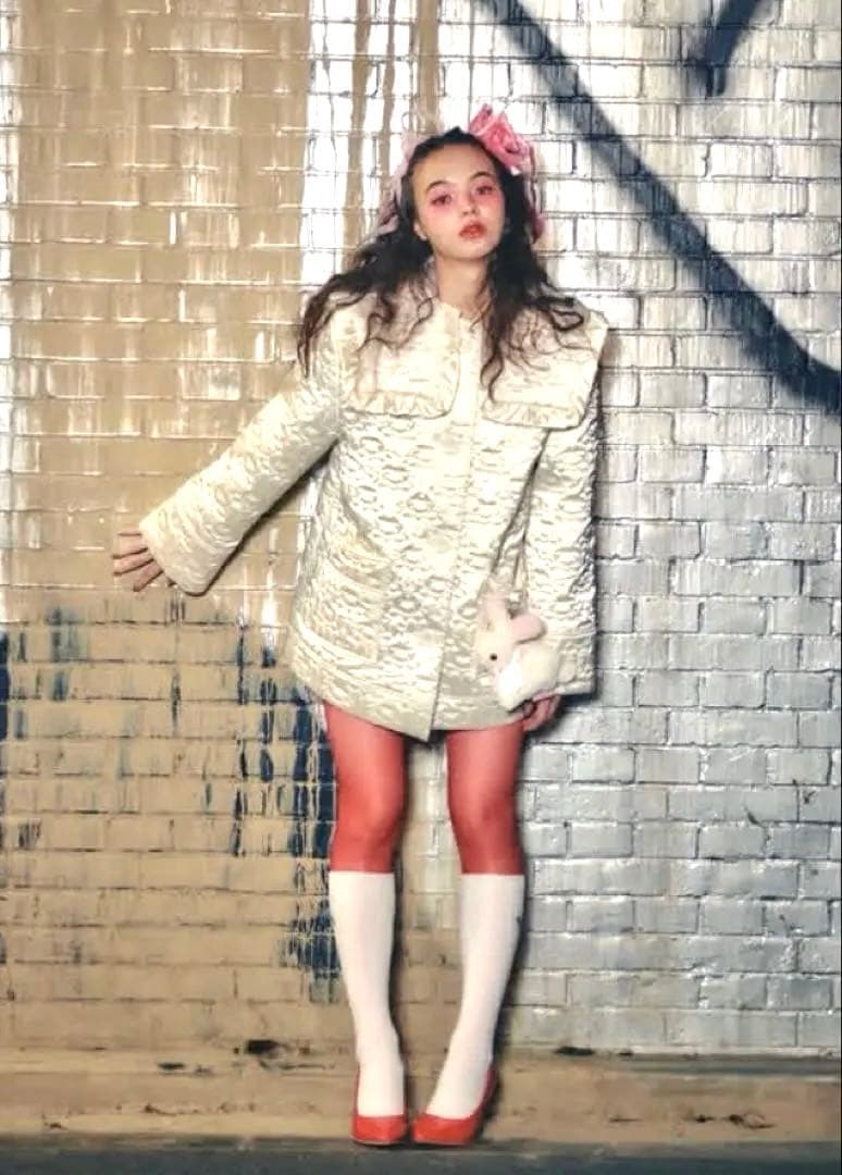 今期新品KATIE ケイティ BUNNYquilt coatスノーバニー