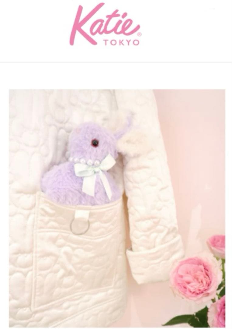 今期新品KATIE ケイティ BUNNYquilt coatスノーバニー