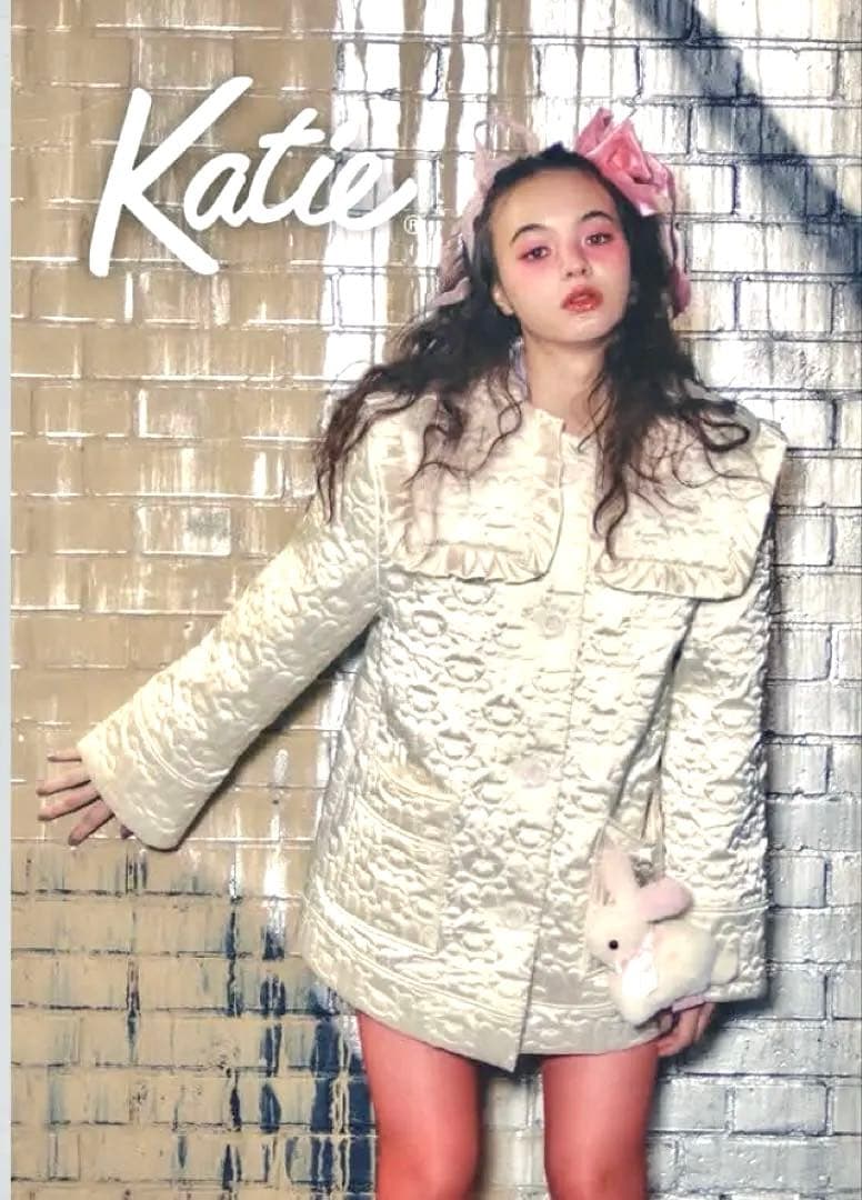 今期新品KATIE ケイティ BUNNYquilt coatスノーバニー