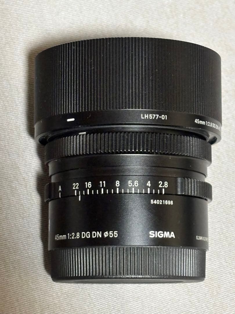 SIGMA 45mm F2.8 DG DN 単焦点レンズ　ソニーaEマウント