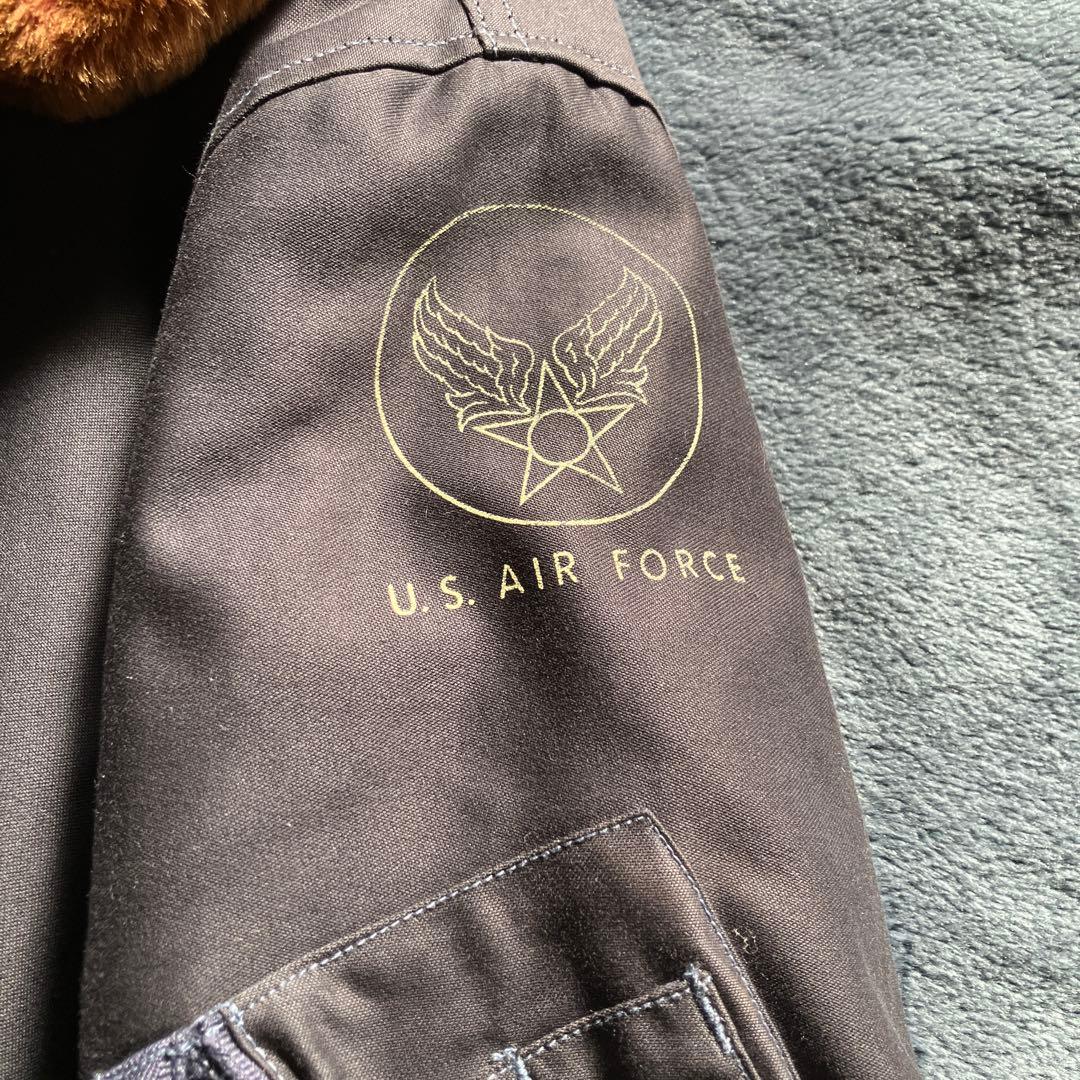 値下げ!! フライトジャケットTYPE B-15 XL ダークブルー