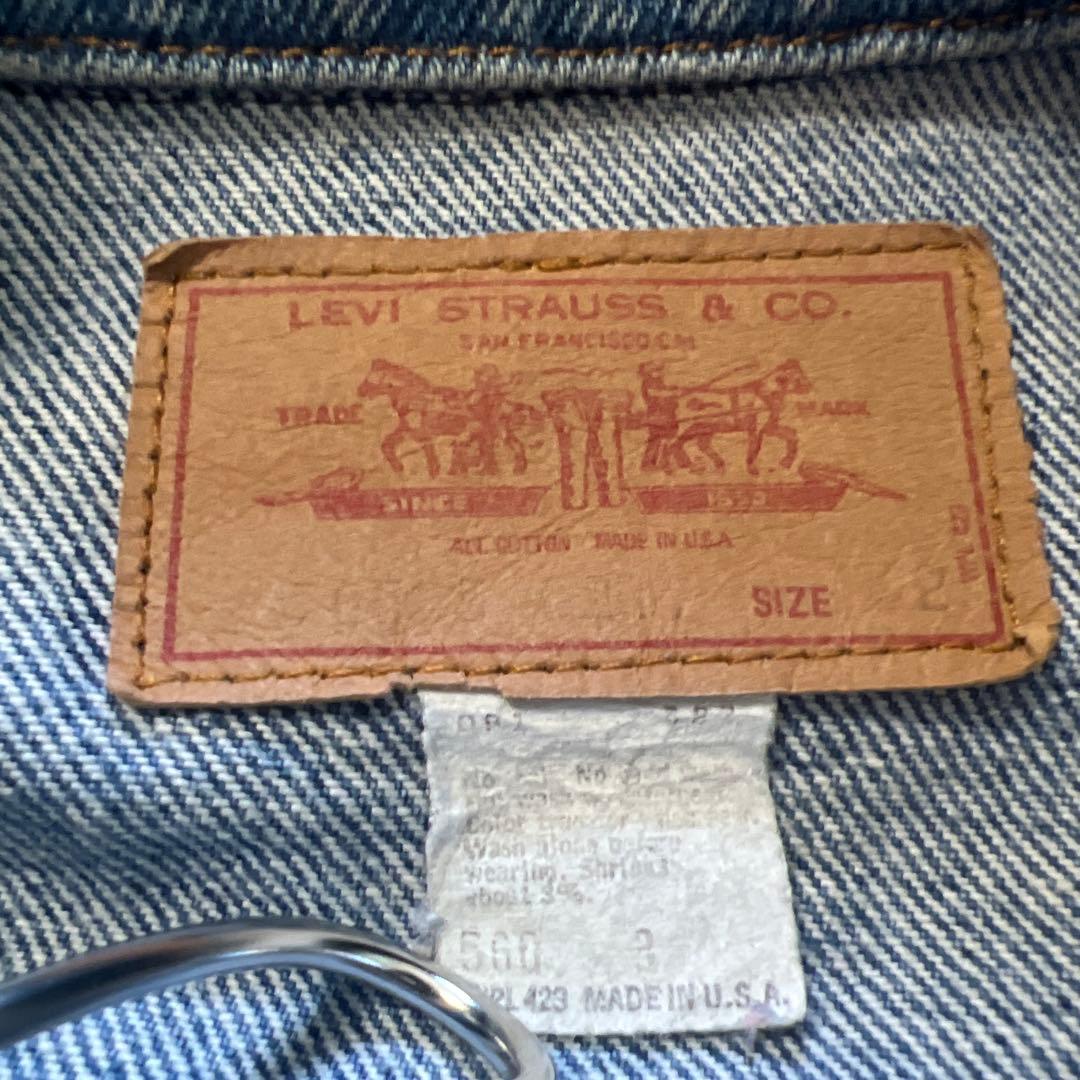 ヒ*ン様 70s〜80s USA製 Levi's 70505 デニムジャケット