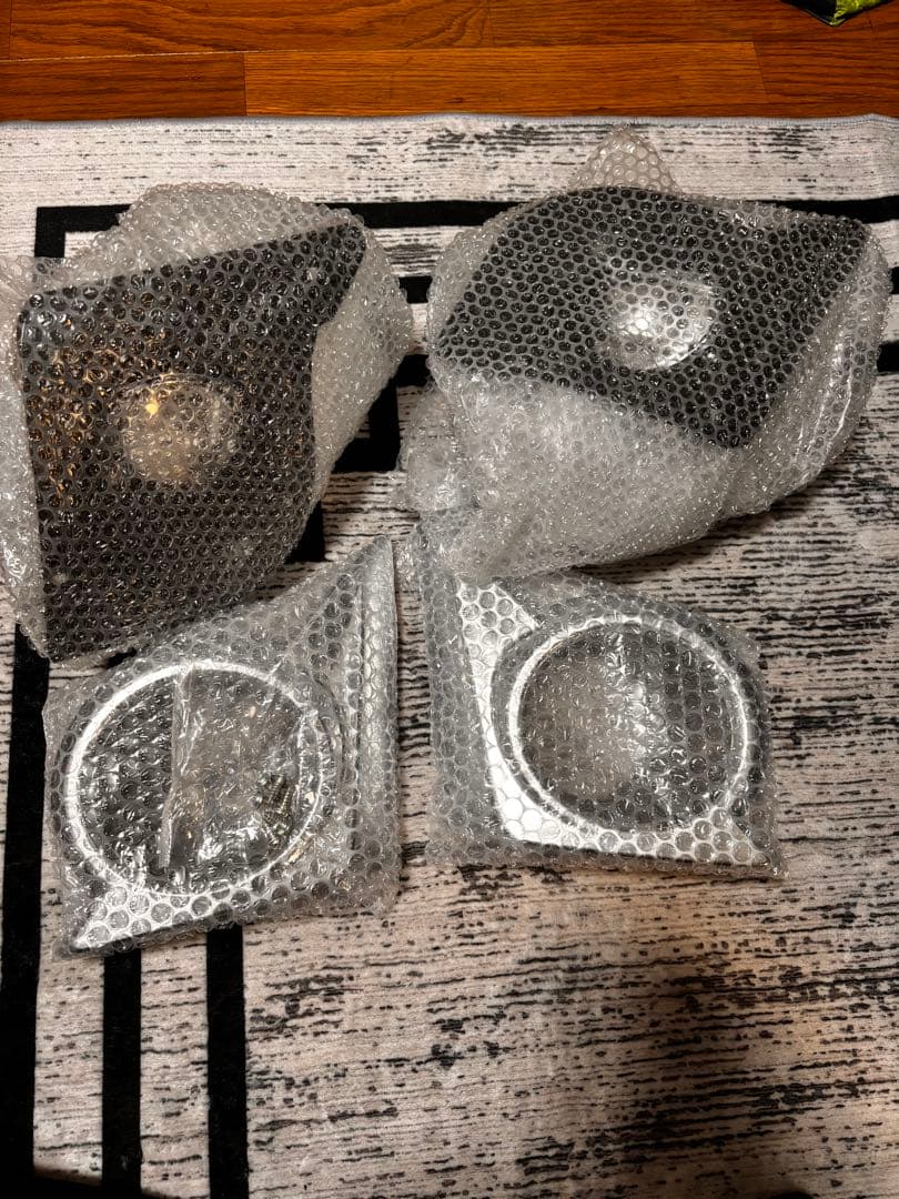 ミライース350s純正フォグランプ 2個セット メッキパーツ付きLED白！！