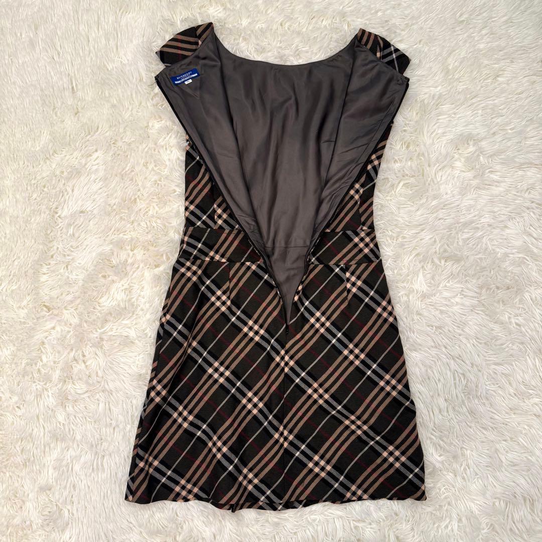RT-146655  バーバリーブルーレーベル ノバチェック ワンピース