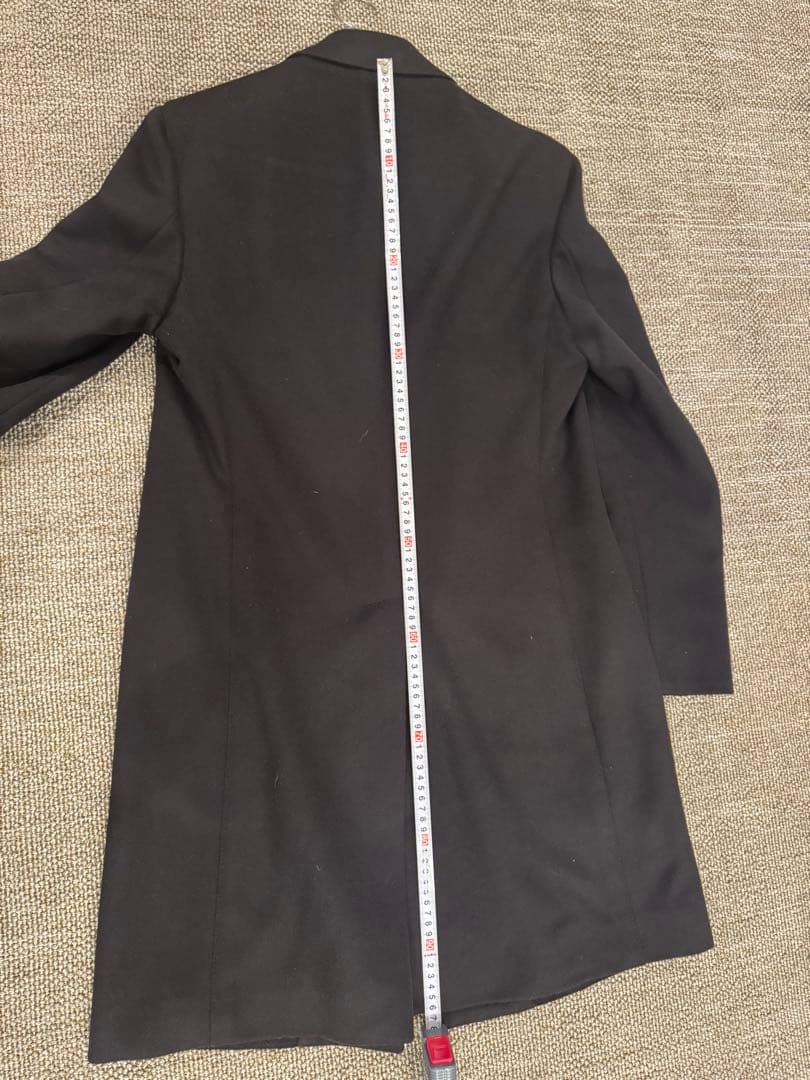 LARDINI ネイビー チェスターコート 48（76）