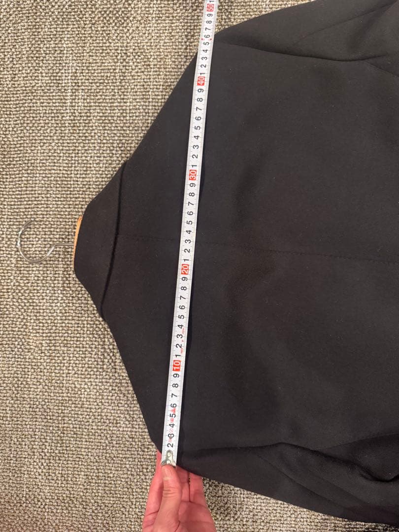 LARDINI ネイビー チェスターコート 48（76）