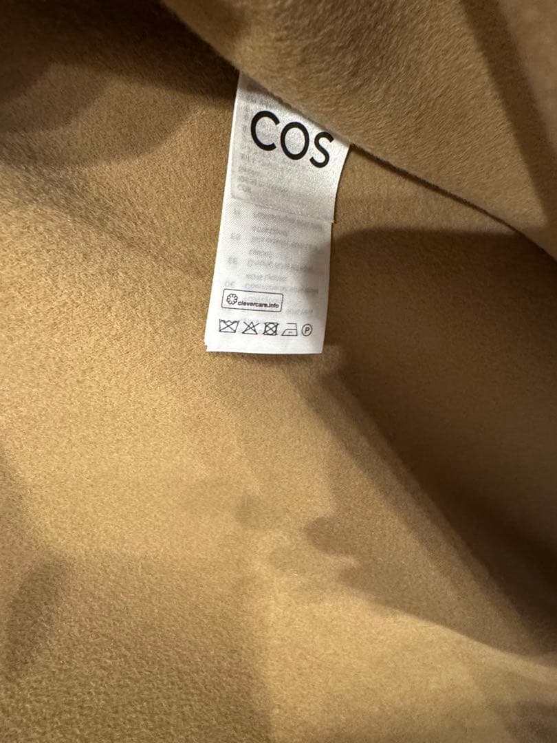 COS キャメルカラー　コート　ケープ