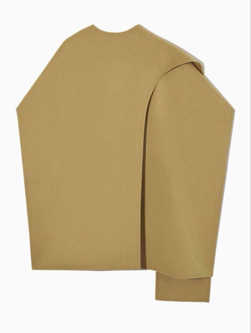 COS キャメルカラー　コート　ケープ