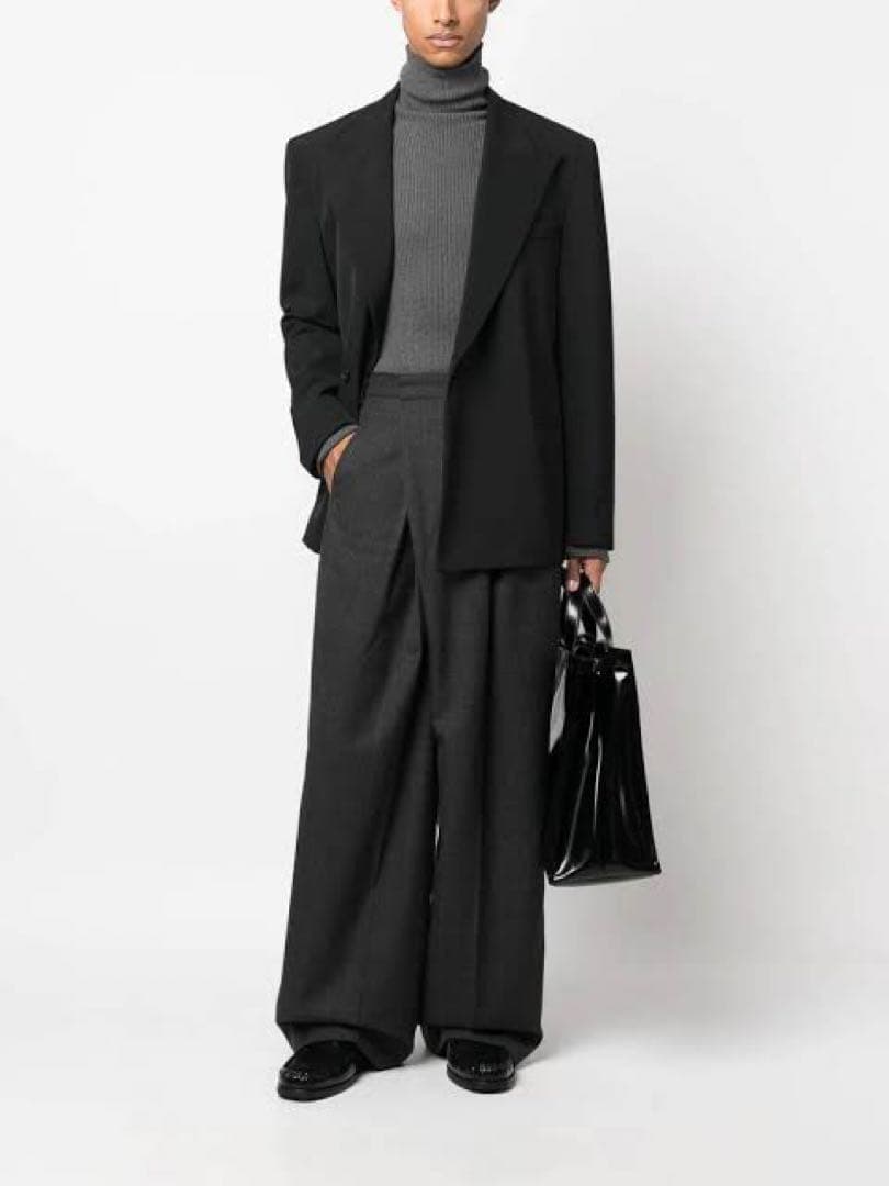 パンツ Acne Studios Wool Blend Wrap Trousers
