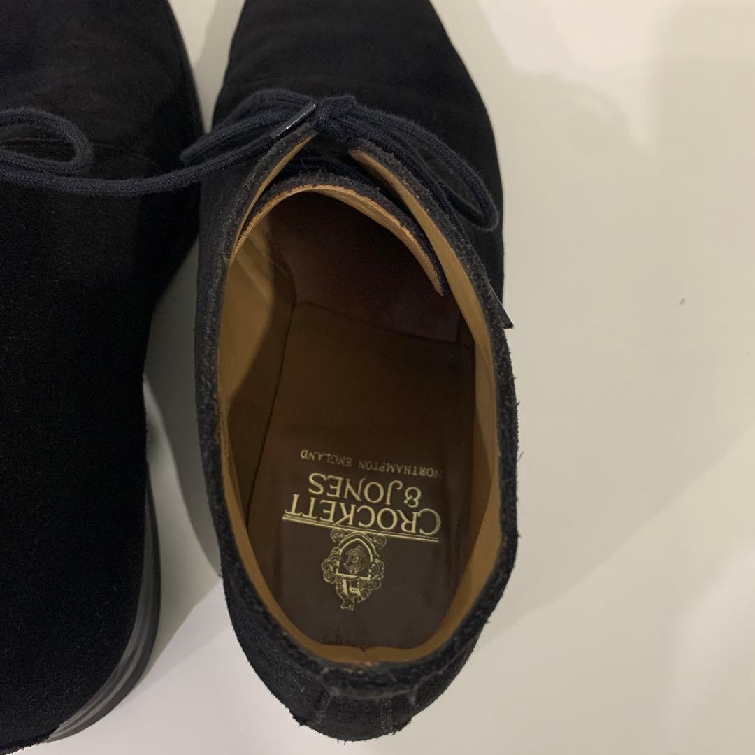 黒 スエード チャッカブーツ　CHERTSEY(チャートシー) 8 1/2