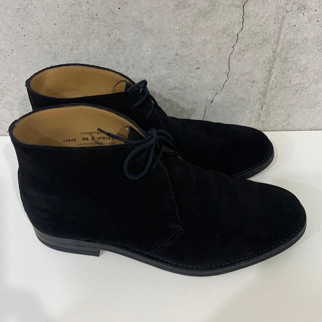 黒 スエード チャッカブーツ　CHERTSEY(チャートシー) 8 1/2