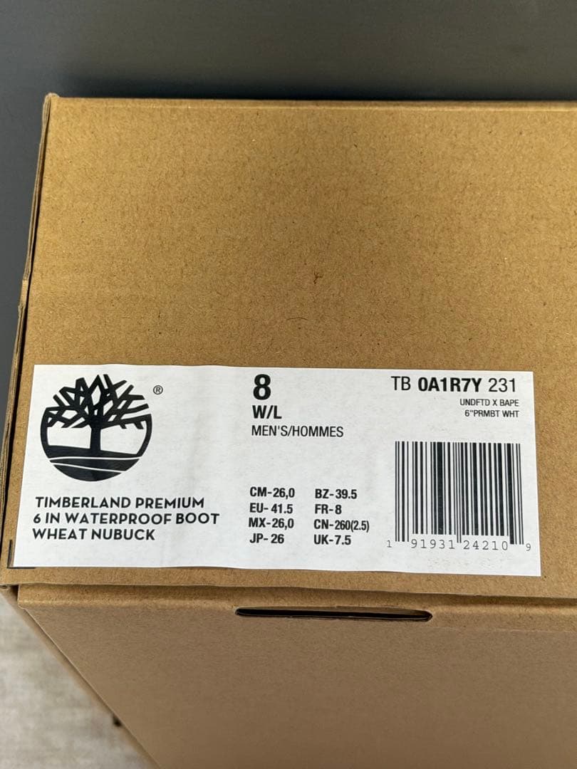 靴 Timberland 6 Boot Bape x Undefeated