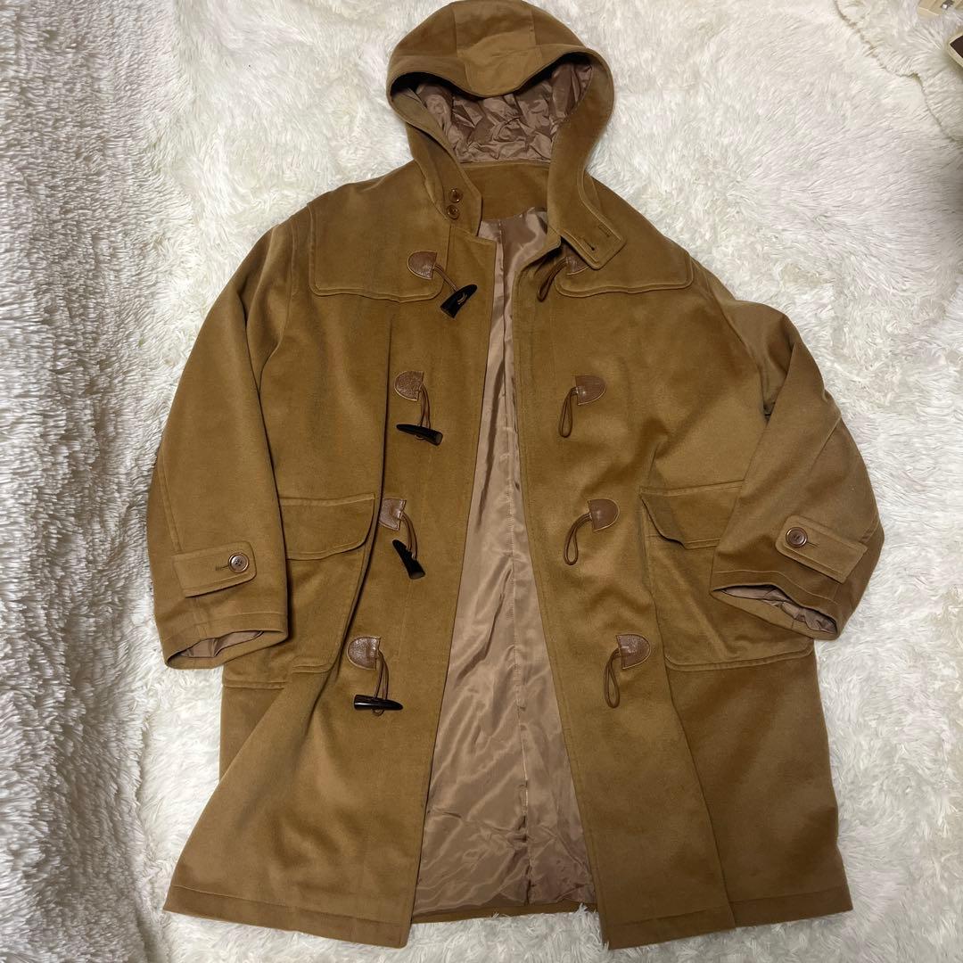 【最高級】カシミヤ100% ダッフルコート ベージュ L オーバーサイズ