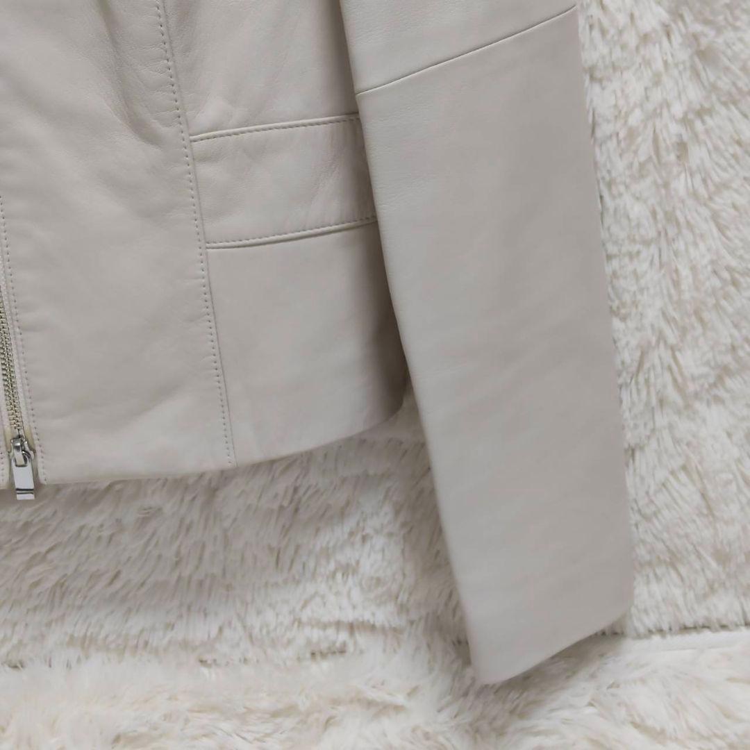 ANAYI アナイ ラムレザー ノーカラージャケット 未使用品