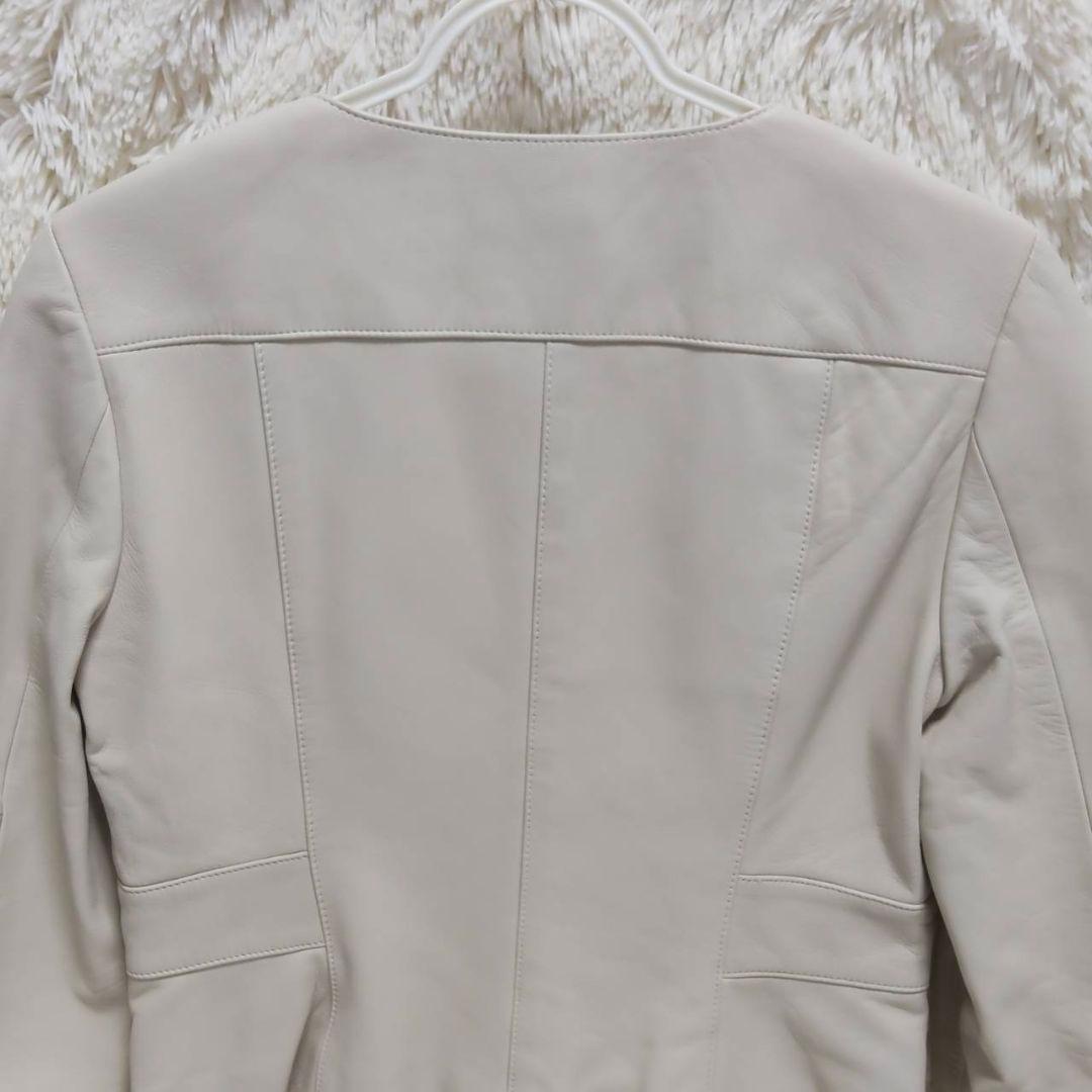 ANAYI アナイ ラムレザー ノーカラージャケット 未使用品