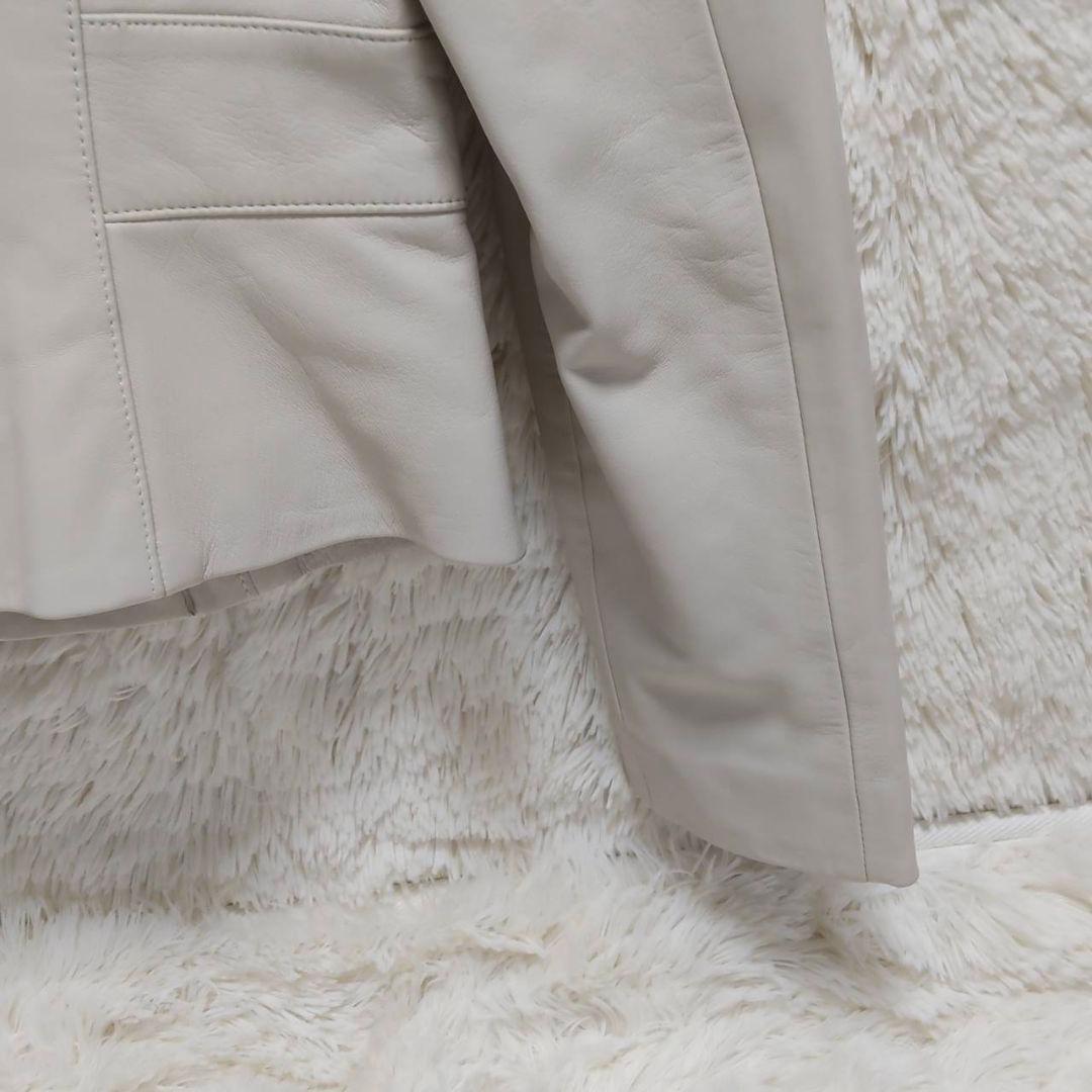 ANAYI アナイ ラムレザー ノーカラージャケット 未使用品