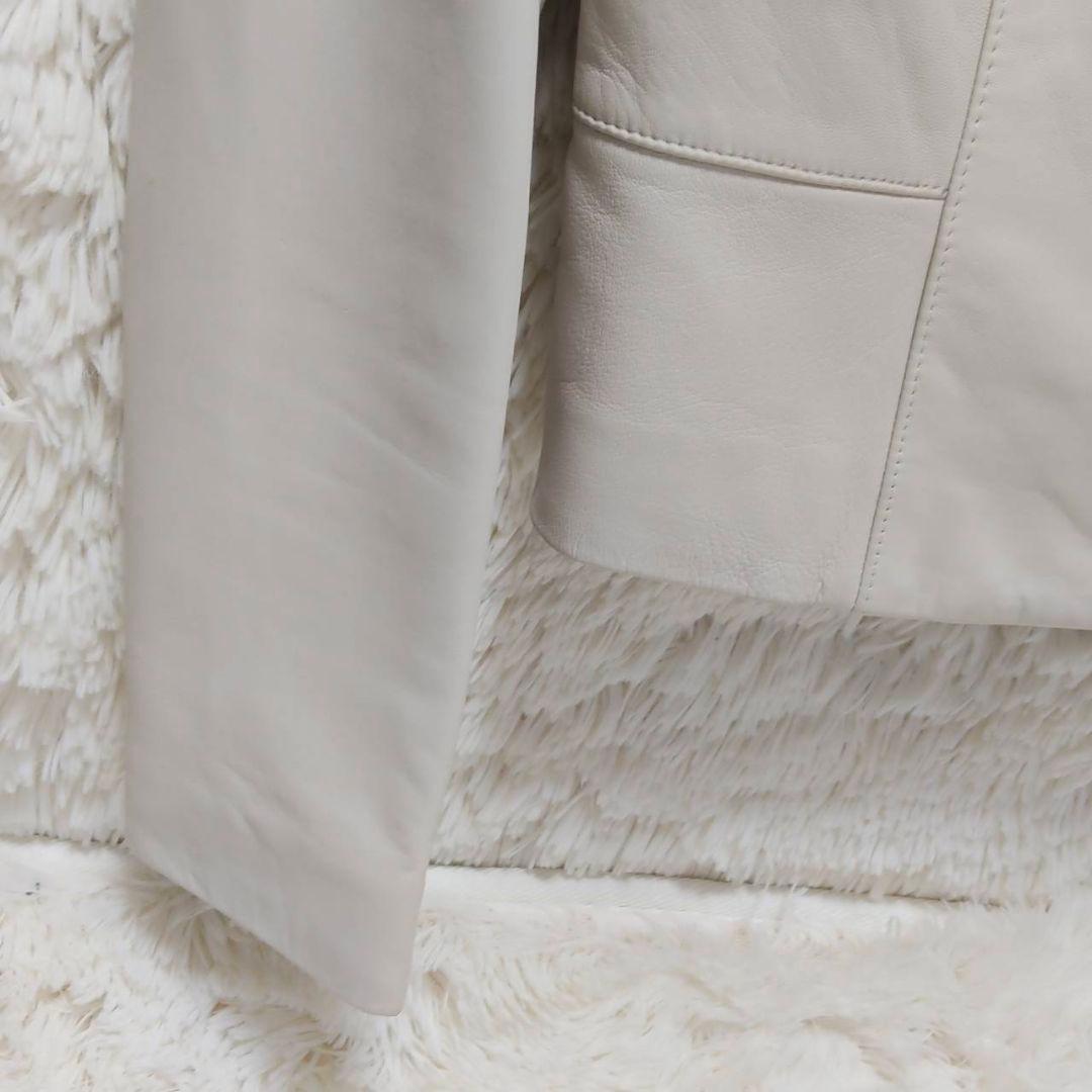 ANAYI アナイ ラムレザー ノーカラージャケット 未使用品