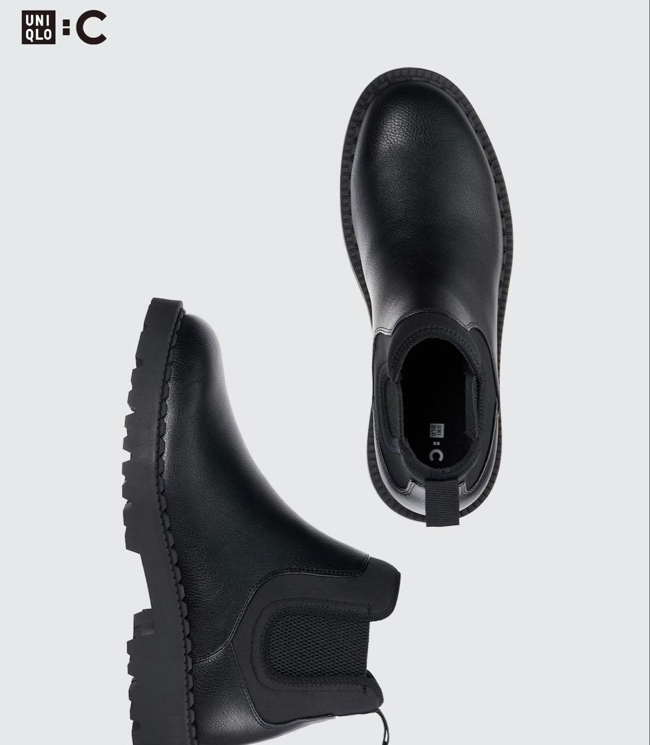 UNIQLO C サイドゴアブーツ 希少28.0cm 09 Black