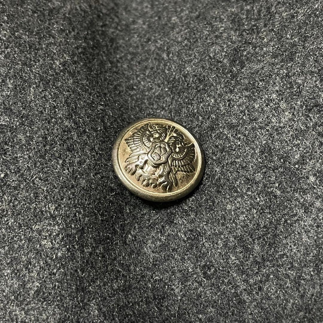 ポールスミス カシミヤ 銀ボタン Pコート ピーコート グレー サイズM