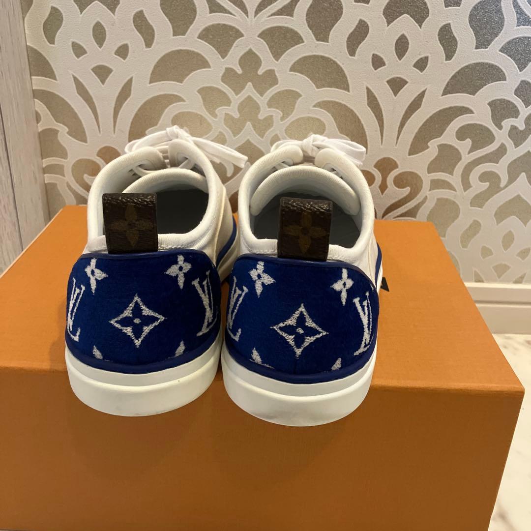 美品❣️ルイヴィトンスニーカー❣️22年製 ホワイトレディース37.5❣️モノグラム