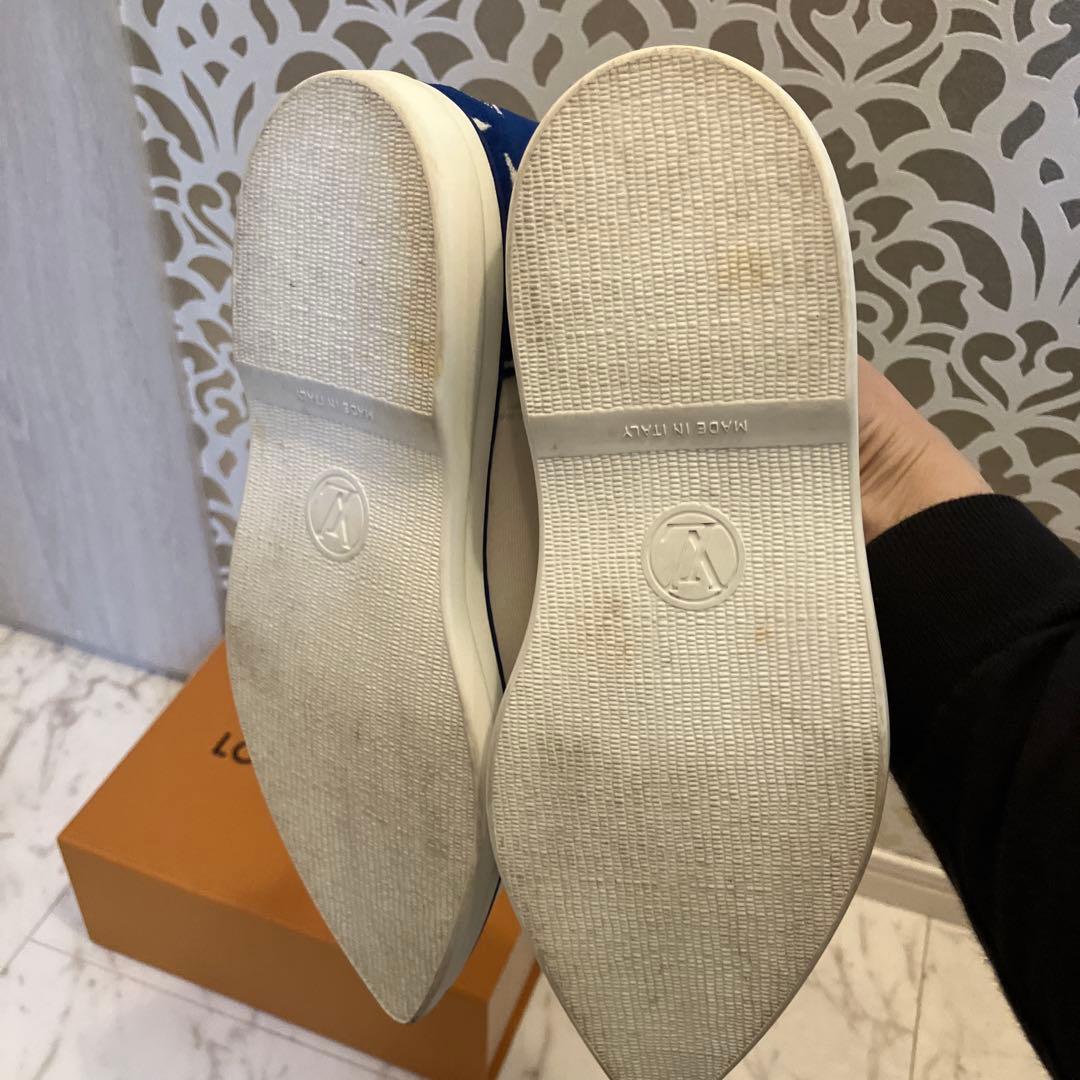 美品❣️ルイヴィトンスニーカー❣️22年製 ホワイトレディース37.5❣️モノグラム