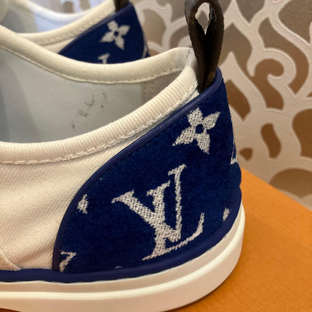 美品❣️ルイヴィトンスニーカー❣️22年製 ホワイトレディース37.5❣️モノグラム