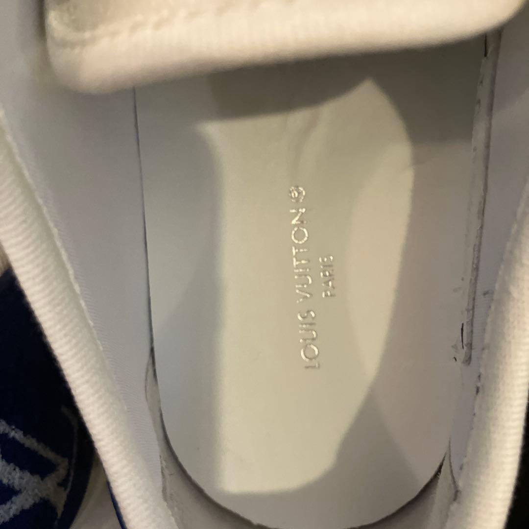 美品❣️ルイヴィトンスニーカー❣️22年製 ホワイトレディース37.5❣️モノグラム