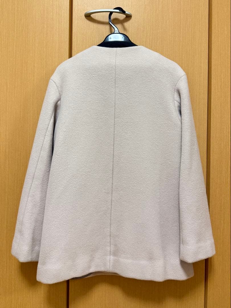 【クリーニング済み】 BEAUTY&YOUTH ノーカラー ショートコート