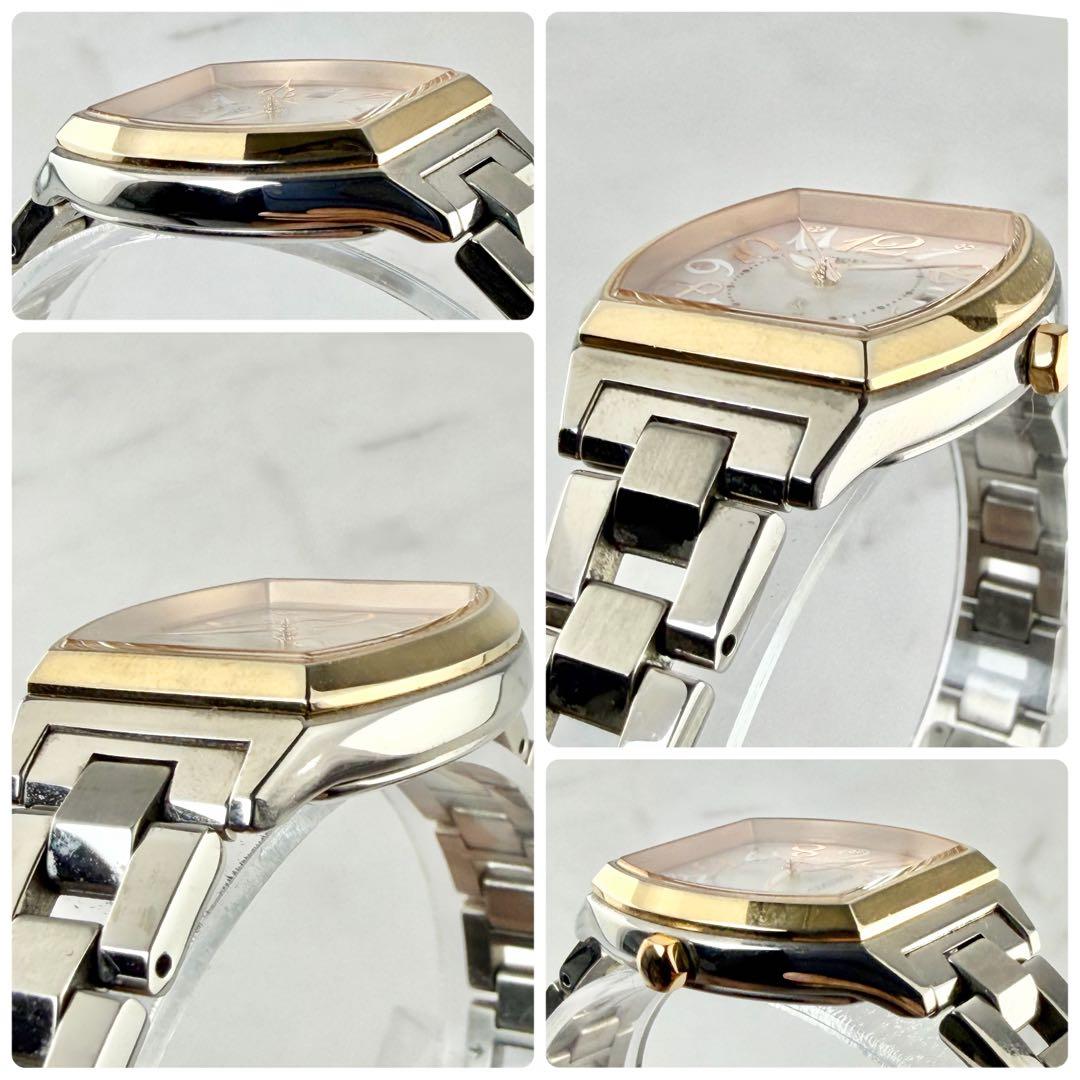 【稼働品】 セイコー ルキア ソーラー デイト シェル文字盤 V137-0CD0