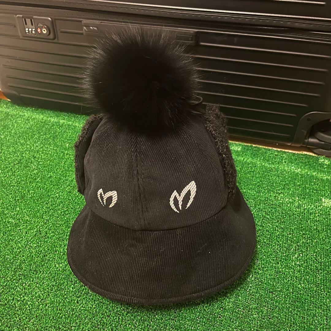 MASTER BUNNY マスターバニーエディション ゴルフ ポンポン 帽子 黒