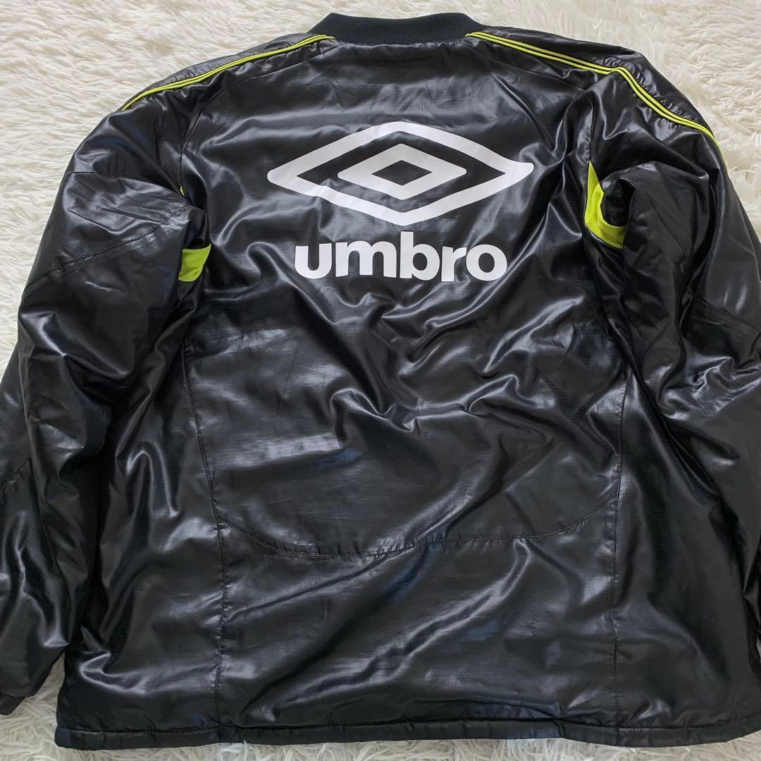 美品■umbro ウィンドブレーカ セットアップ 中綿 ブラック