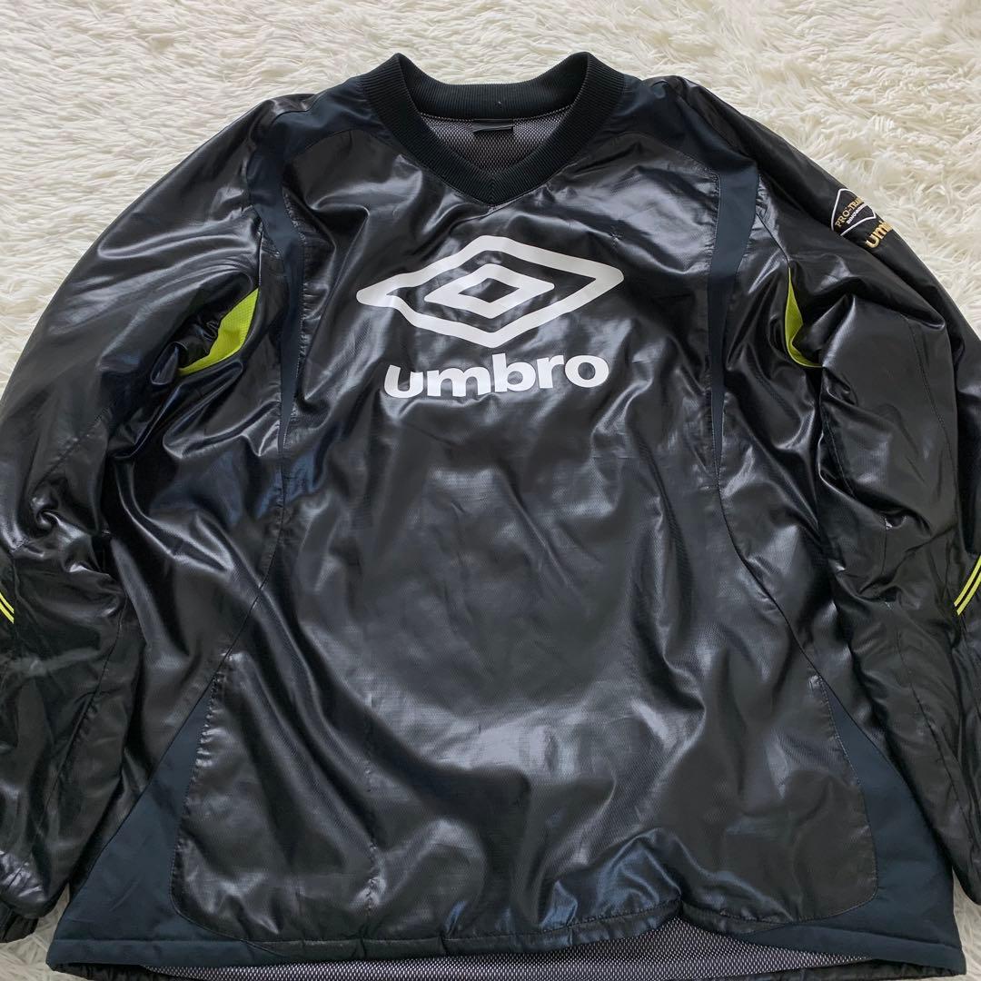 美品■umbro ウィンドブレーカ セットアップ 中綿 ブラック