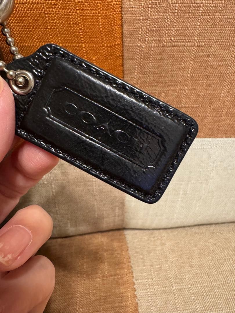 COACH 黒 レザー ショルダーバッグオールド