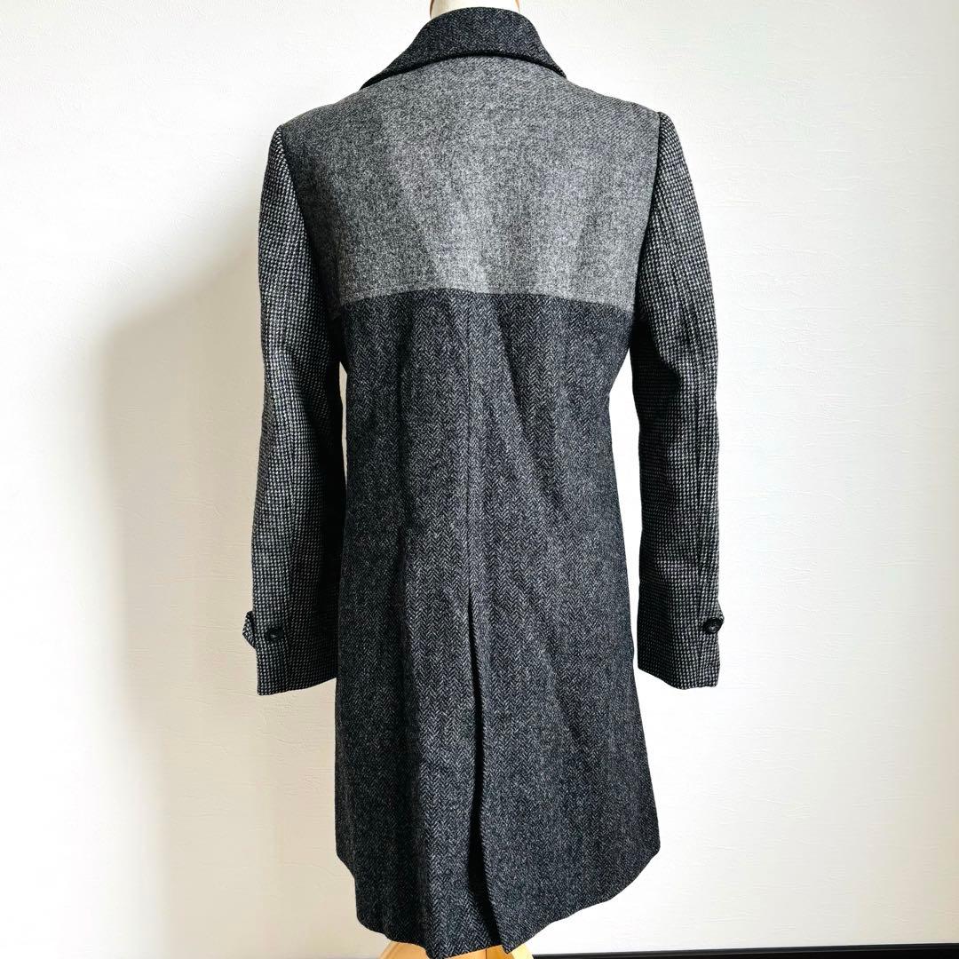 【極美品】Paul Smith ダブルチェスターコート バイカラー MOON社