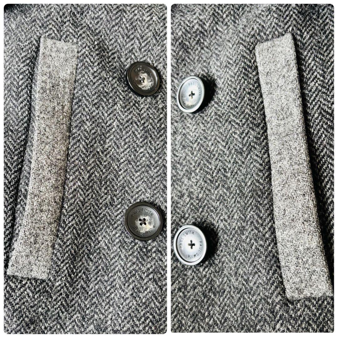 【極美品】Paul Smith ダブルチェスターコート バイカラー MOON社