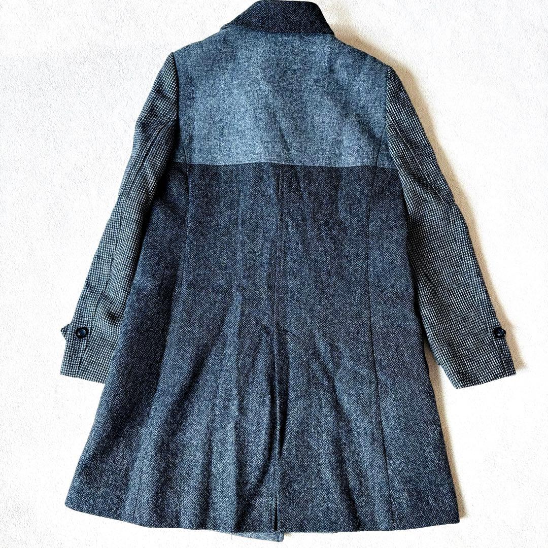 【極美品】Paul Smith ダブルチェスターコート バイカラー MOON社