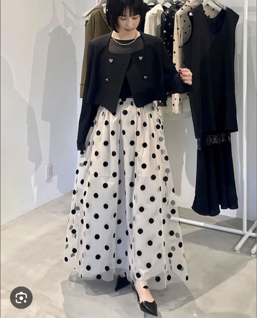 Ameri　OTONA MUSE CURVE HEART JACKET