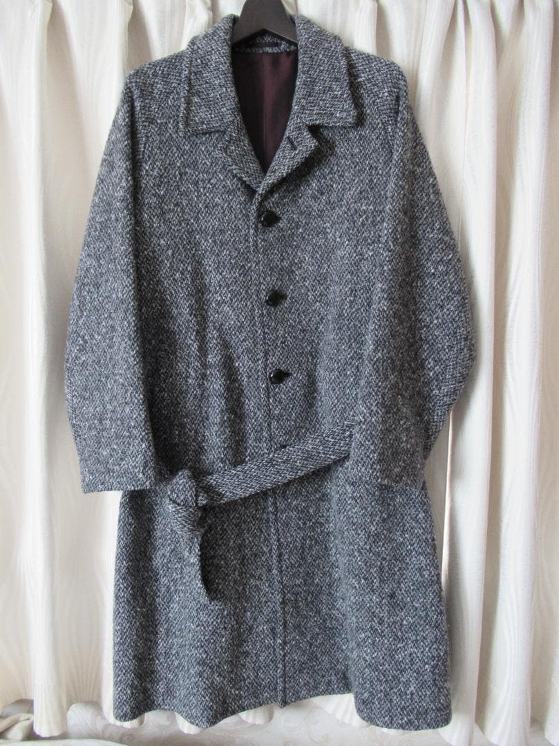 定価約10万円 TOMORROWLAND ウールツイード ロングコート S
