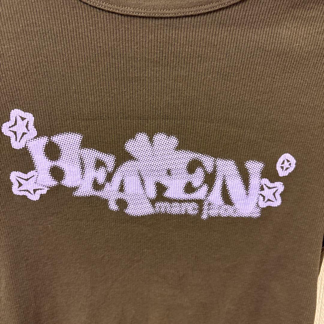 heaven marc jacobs ヘブン　tシャツ チビt リブ　半袖　星