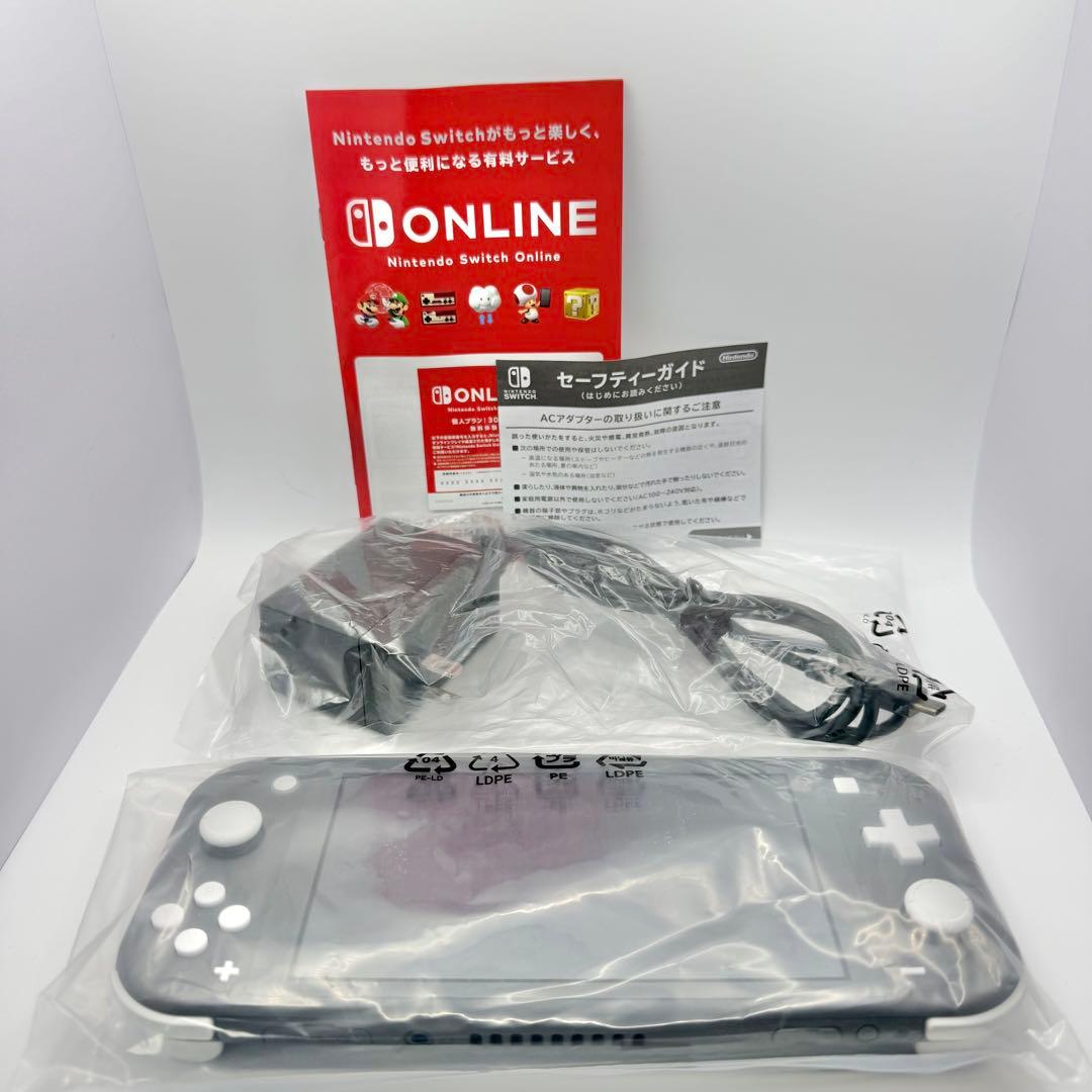 【極美品：未使用級】Nintendo Switch Lite グレー 完品