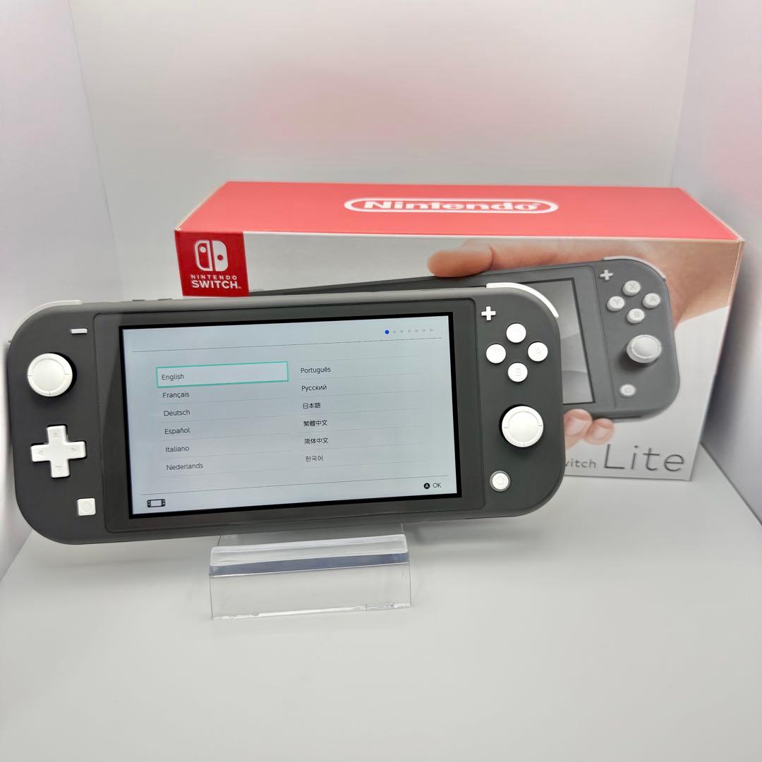 【極美品：未使用級】Nintendo Switch Lite グレー 完品