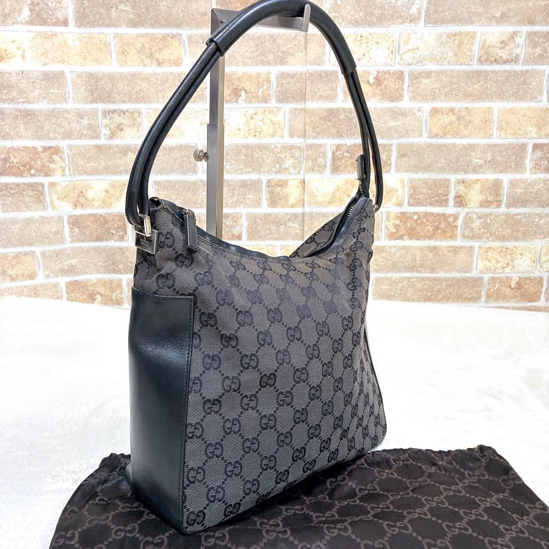 GUCCI グッチ　ワンショルダー　ハンドバッグ　保存袋　GG キャンバス