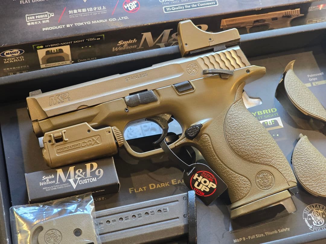 【カスタム済】東京マルイ M&P9 Vカスタム ガスブローバック