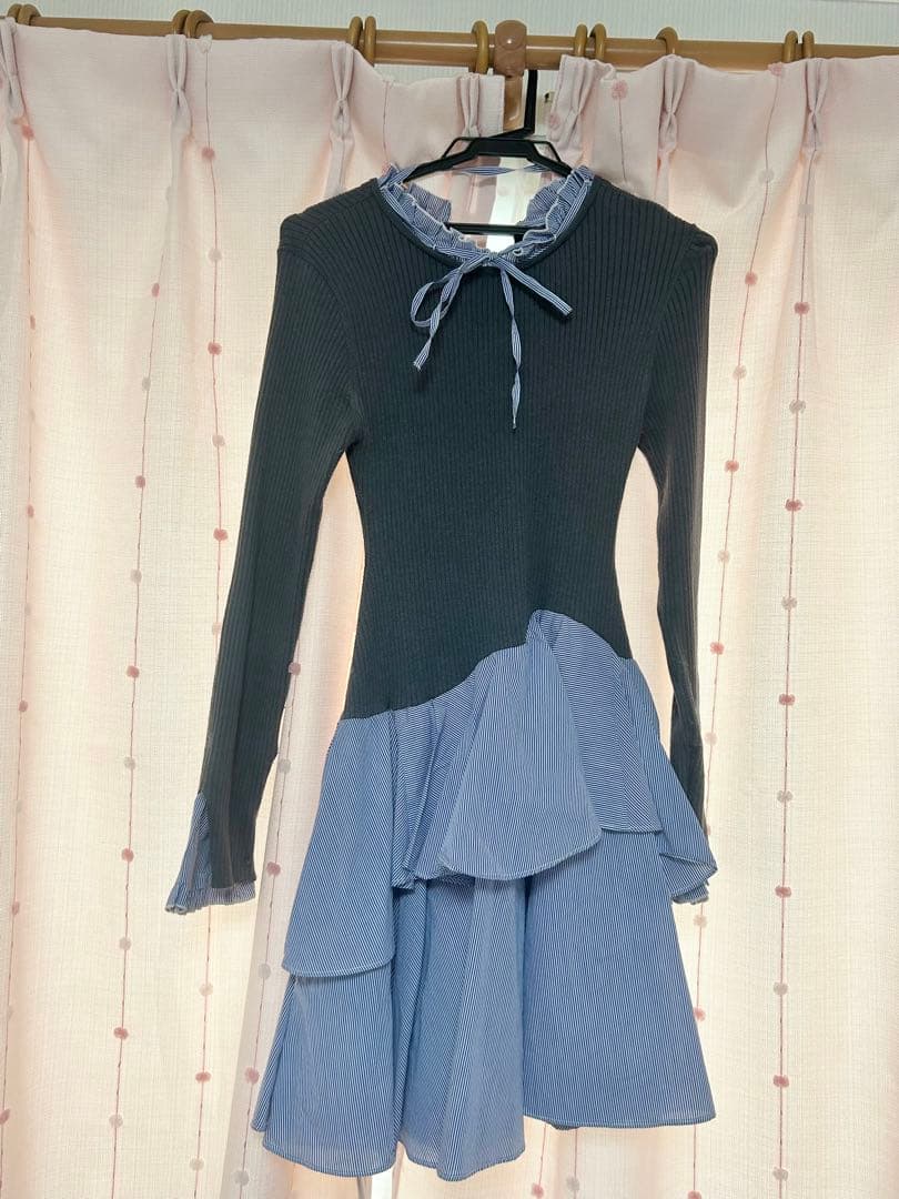 SNIDEL ドッキングミニニットワンピース