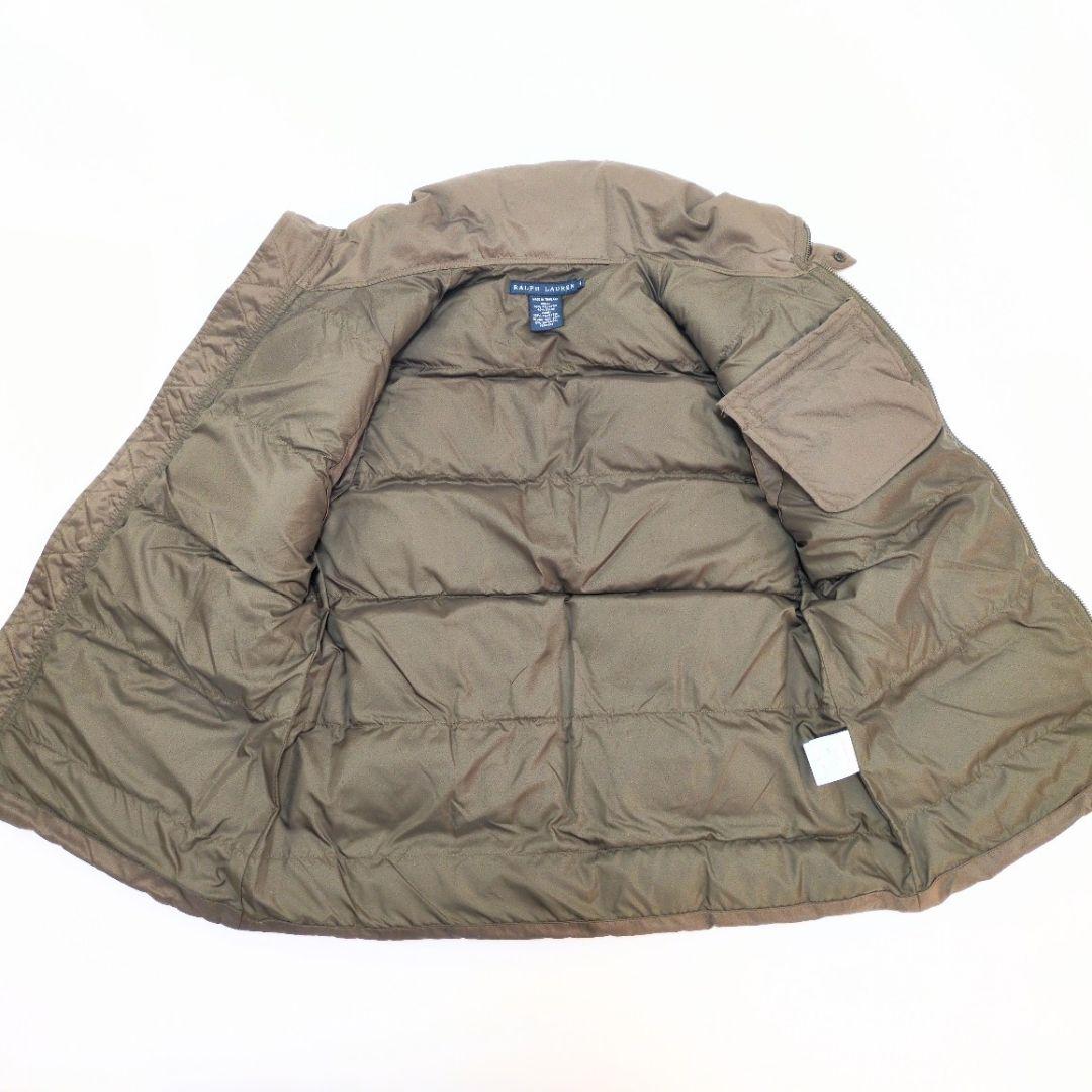 美品　Ralph Lauren ラルフローレン　ダウンベスト　9　ロゴベルト